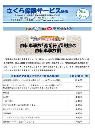 さくら保険サービス通信最新号